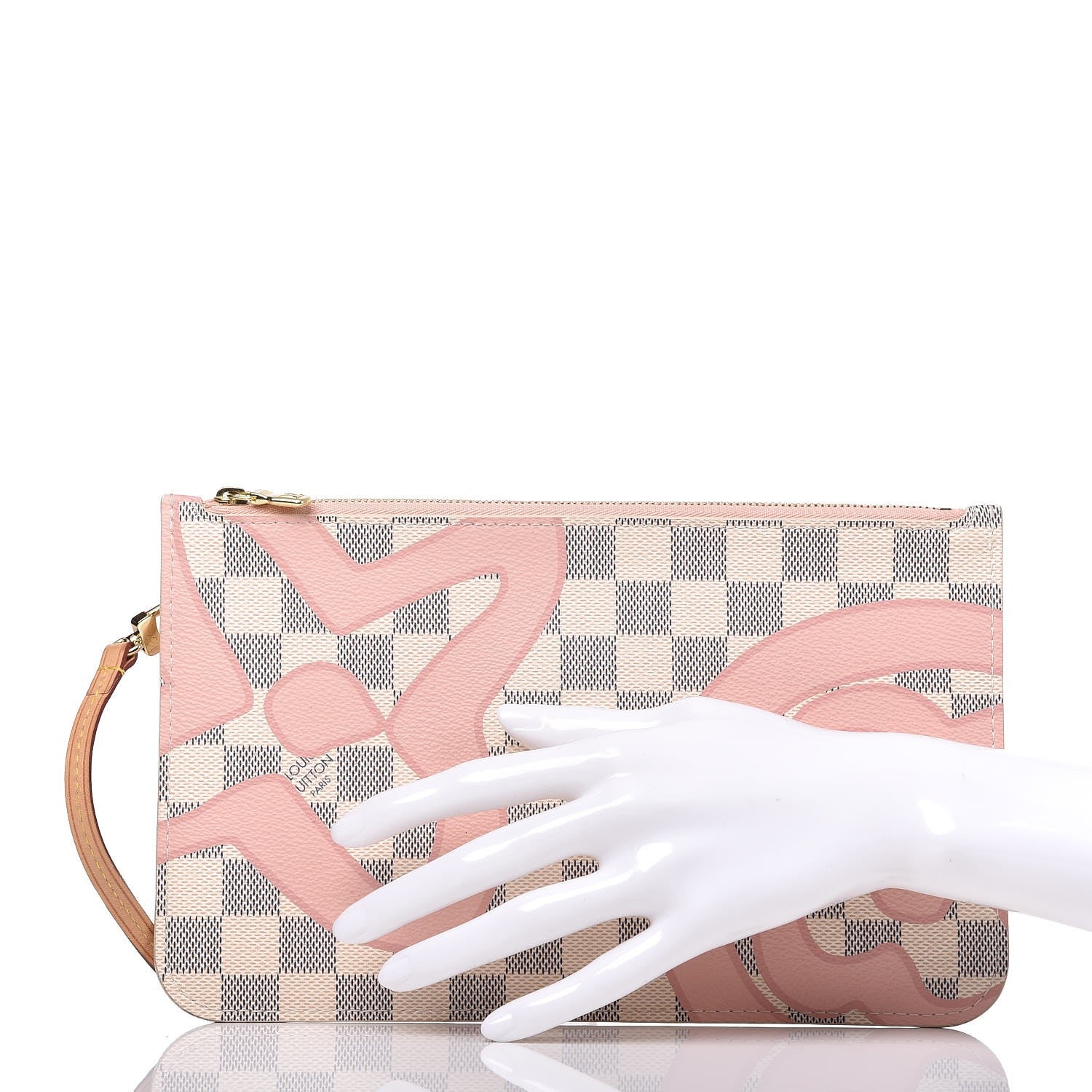Louis Vuitton Damier Azur Tahitienne Neverfull MM GM Pochette 2 of 8