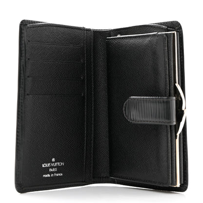 Louis Vuitton Epi French Purse Wallet Black 5 of 7