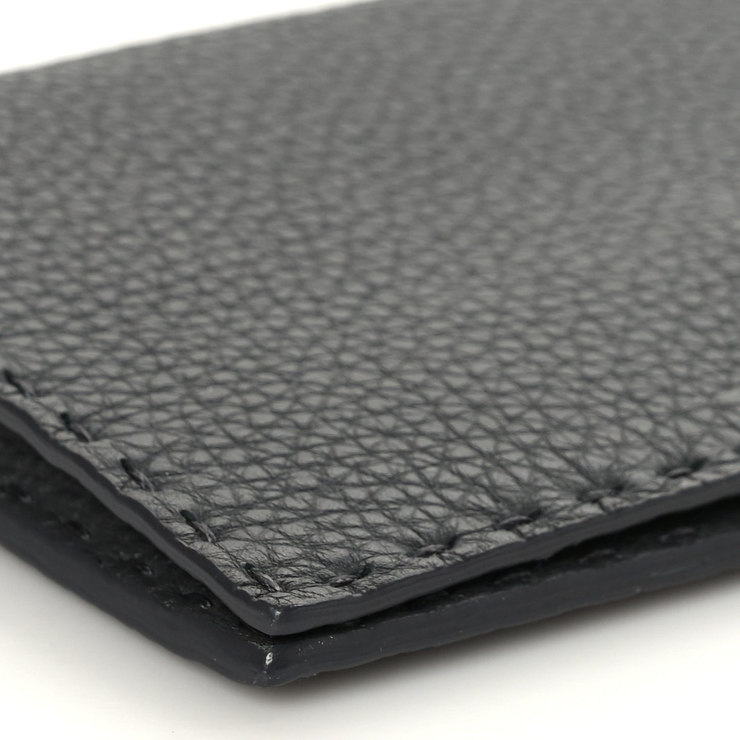 Cuoio Romano Selleria Mini Peekaboo Clutch Wallet Asfalto