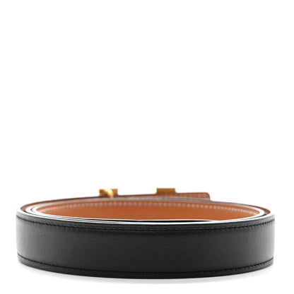 Hermes Box Togo 24mm Mini Constance H Belt 90 36 Black Gold 2 of 5
