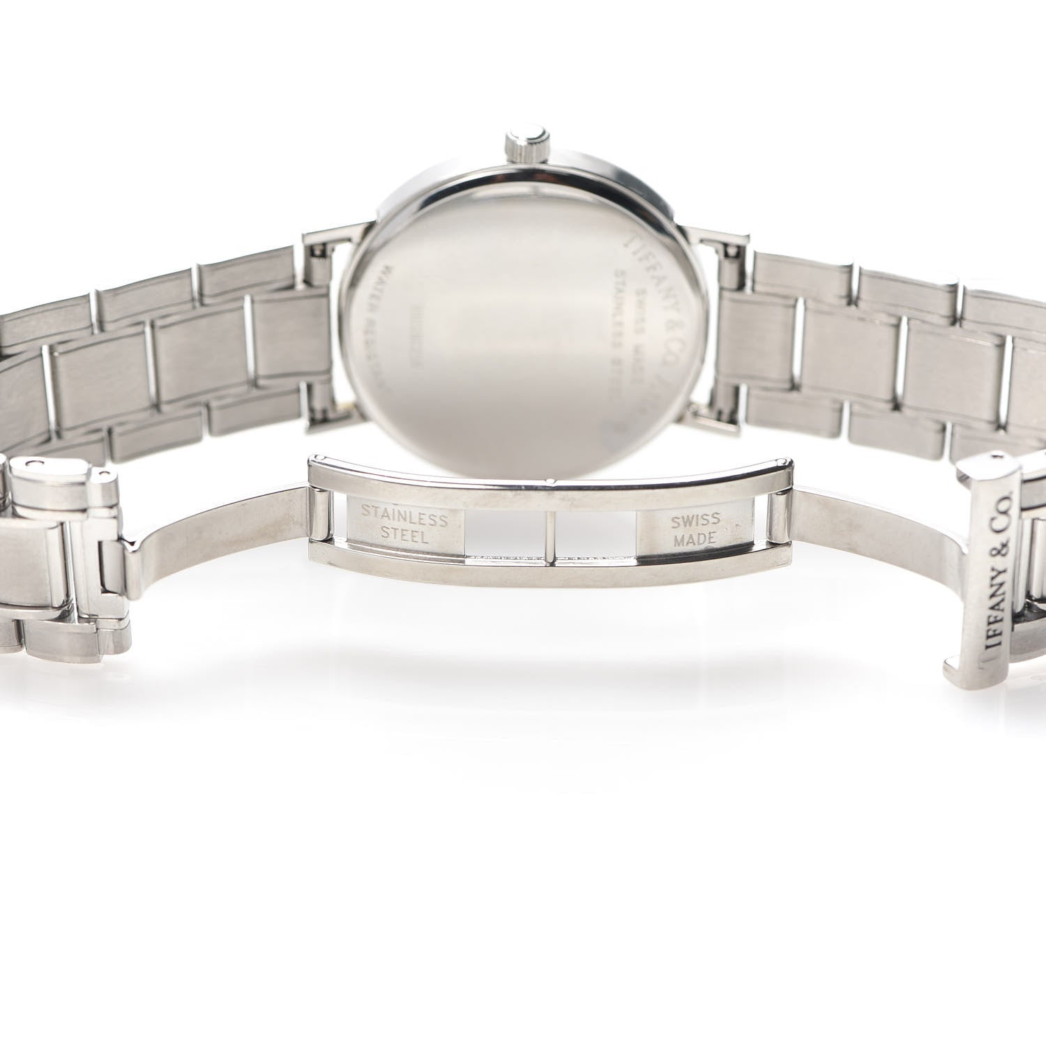 Tiffany Stainless Steel 33mm Atlas Quartz Watch Black 5 of 6