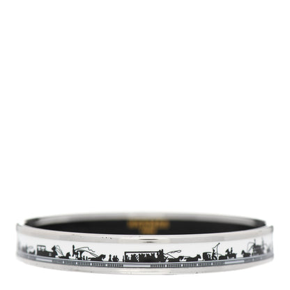 Hermes Enamel Printed Carriage Narrow Bracelet 65 1 of 7