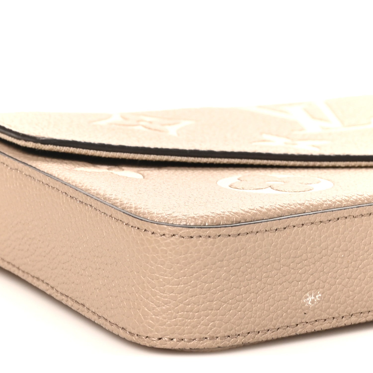 Louis Vuitton Empreinte Monogram Giant Felicie Pochette Tourterelle Creme 9 of 11