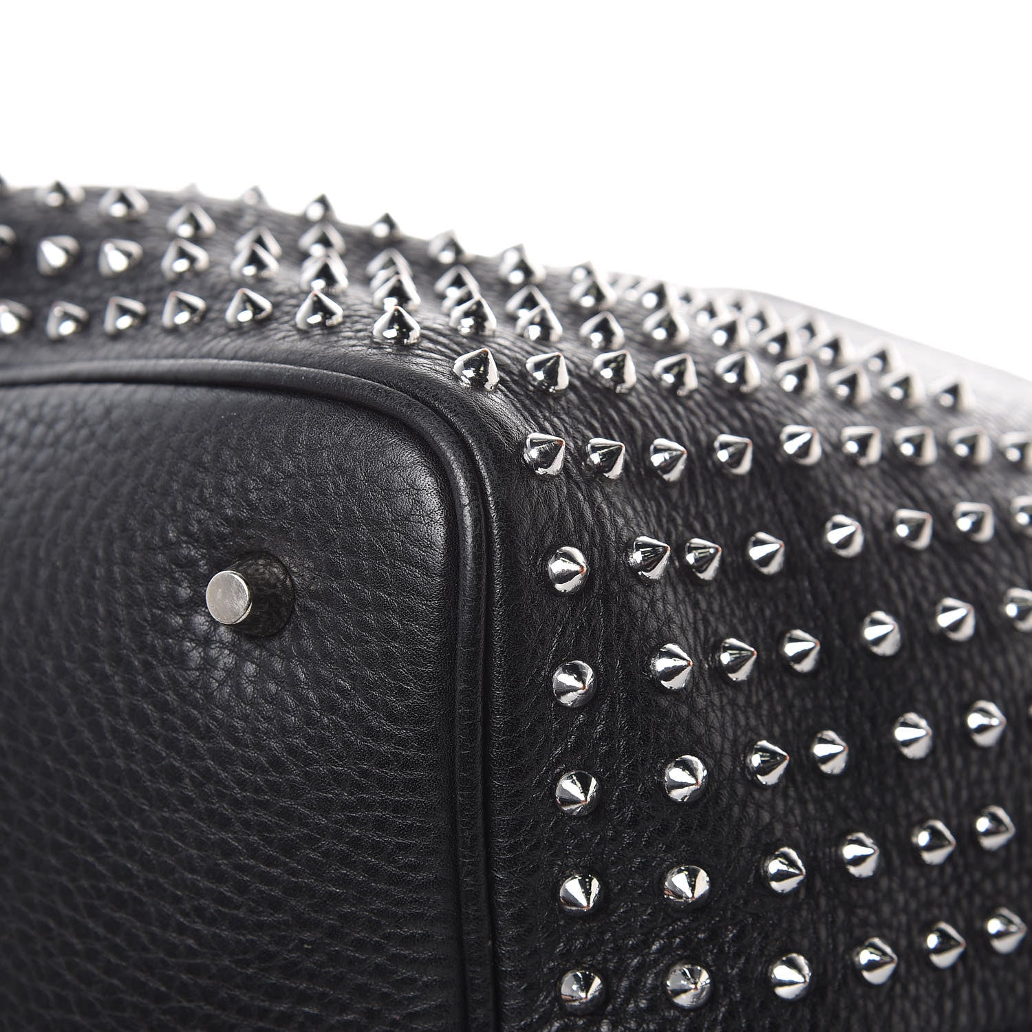 Burberry Calfskin Studded Medium Susanna Hobo Black 8 of 9