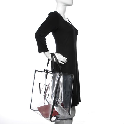 Valentino Garavani Plexy VLTN Shopping Bag Transparent 2 of 10