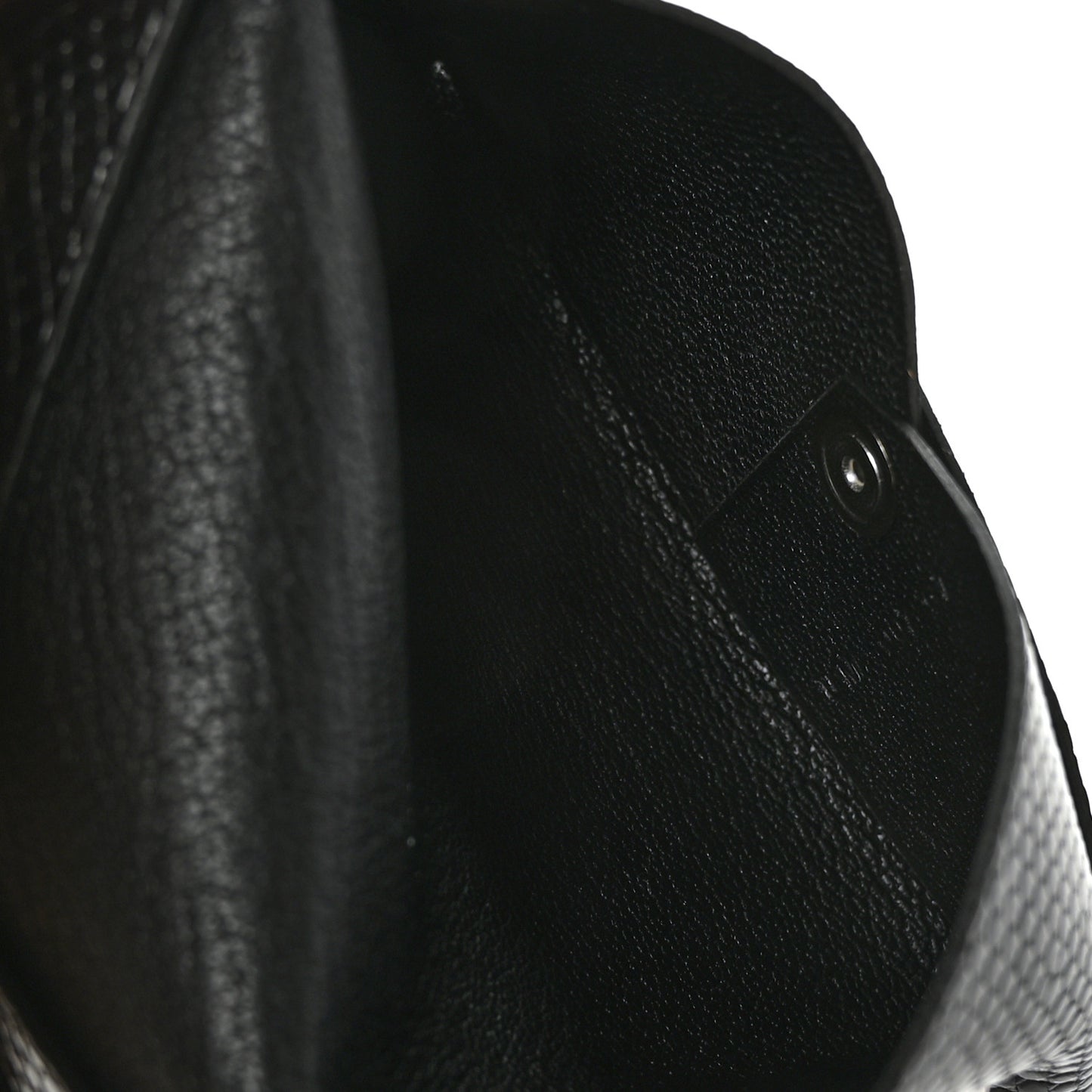 Lizard Calvi Card Case Black