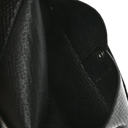 Hermes Lizard Calvi Card Case Black 5 of 7