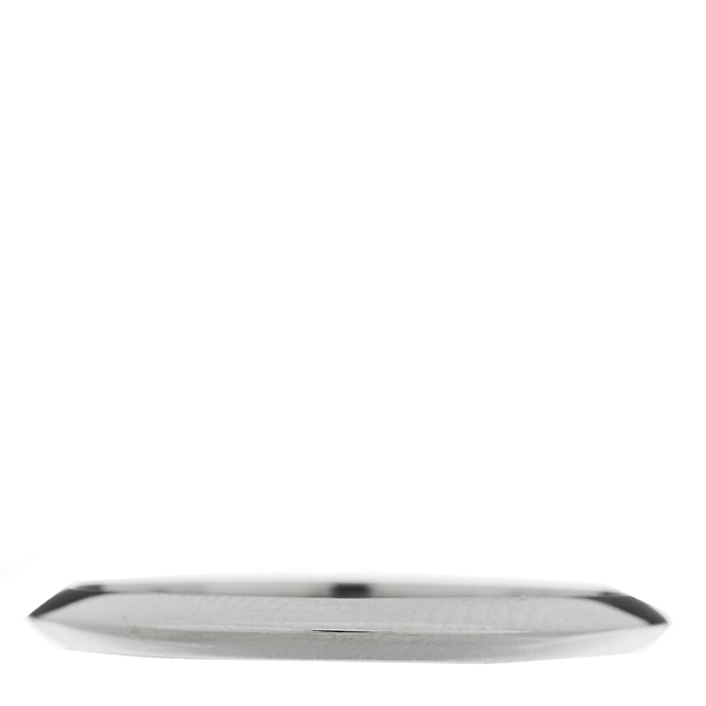Platinum 2mm Knife Edge Wedding Band Ring 51 5.75