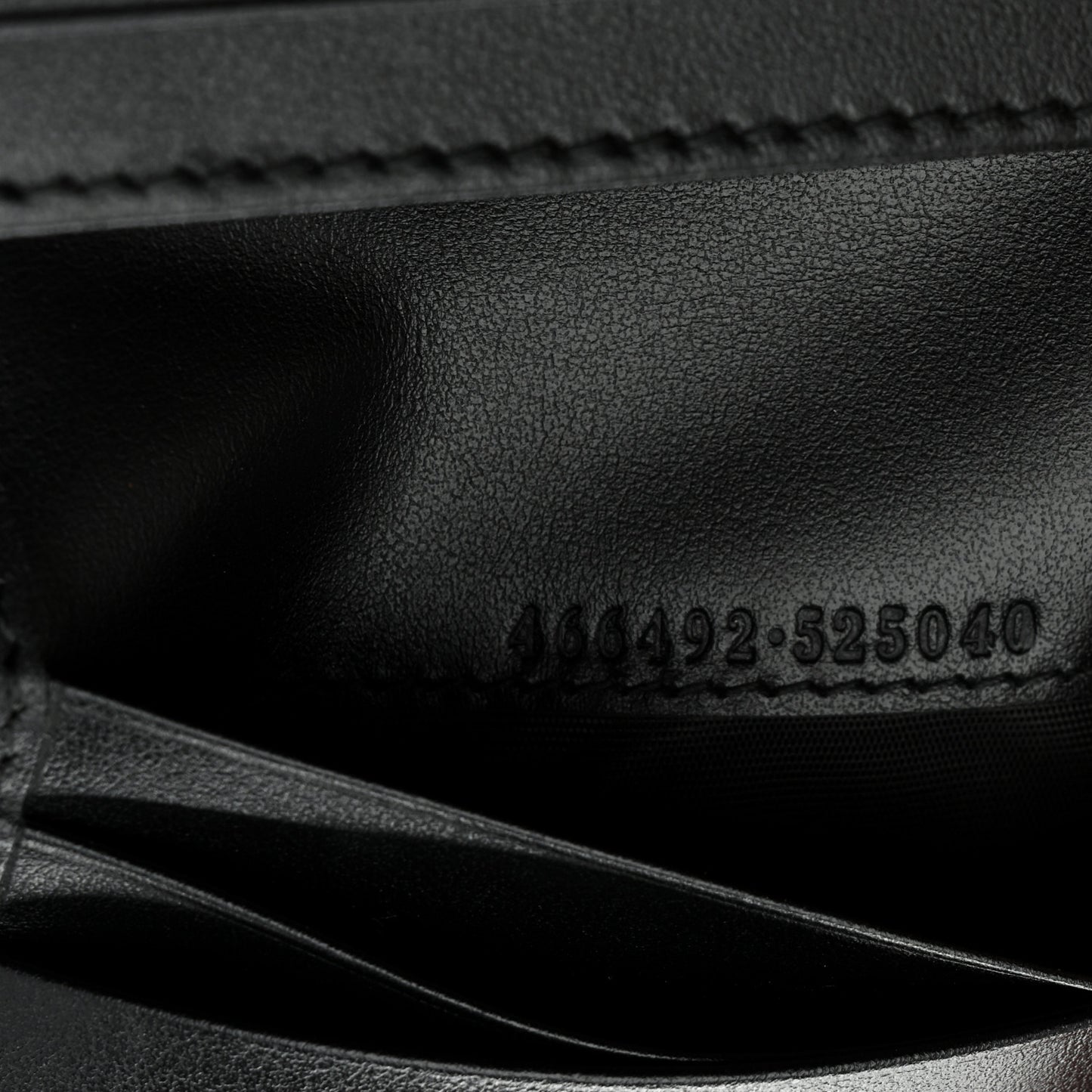 Calfskin Matelasse GG Marmont Card Case Wallet Black
