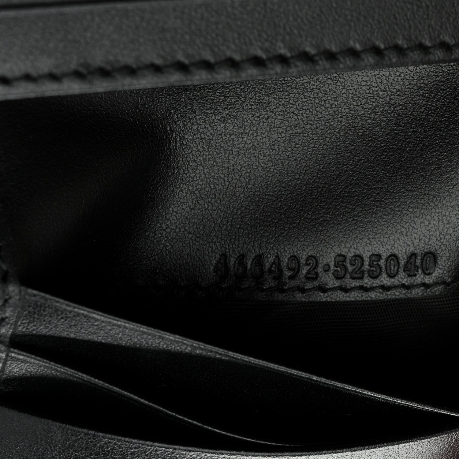 Gucci Calfskin Matelasse GG Marmont Card Case Wallet Black 7 of 8