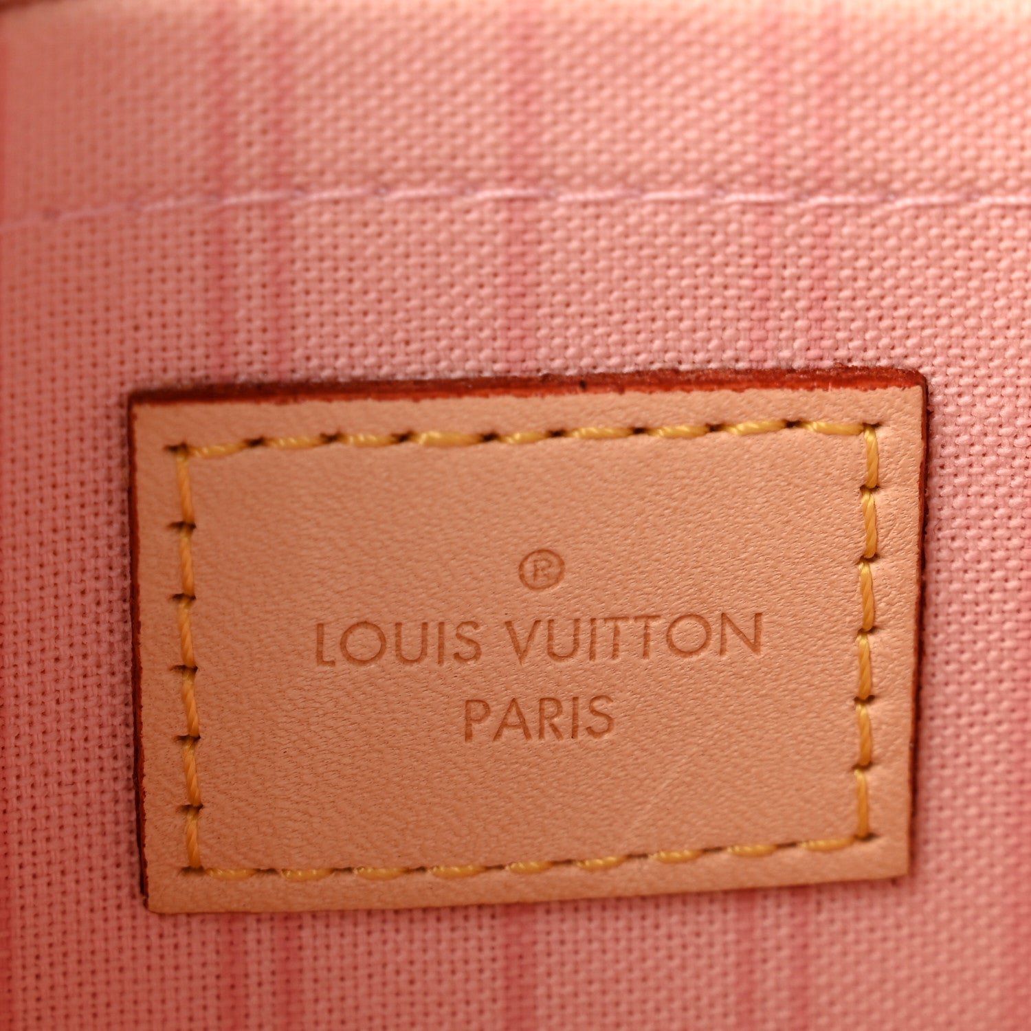 Louis Vuitton Damier Azur Neverfull MM GM Pochette Rose Ballerine 6 of 11