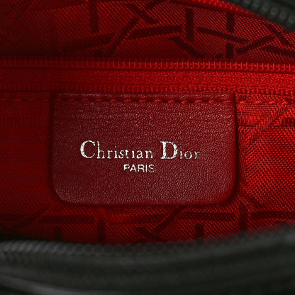 Christian Dior Glazed Calfskin Medium Lady Dior Black 7 of 10