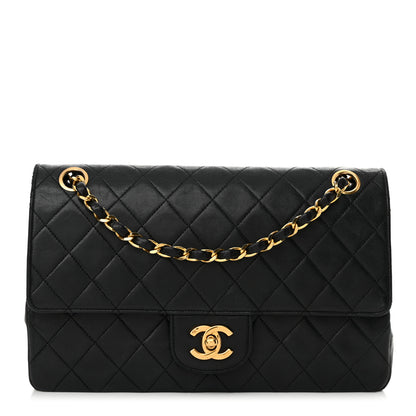 Chanel Lambskin Quilted Medium Double Flap Black 1 of 23