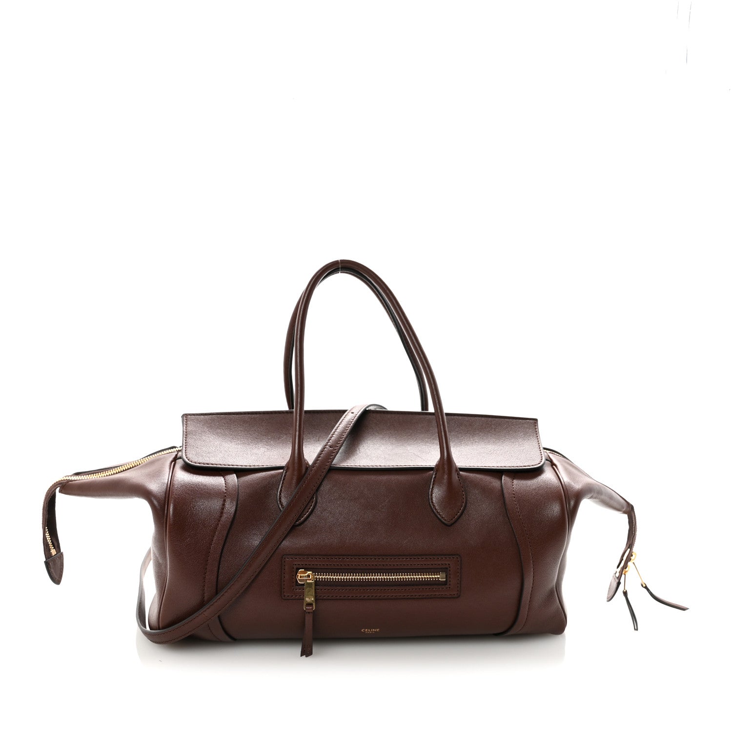 Celine Supple Shiny Lambskin Medium New Luggage Brick 1 of 10