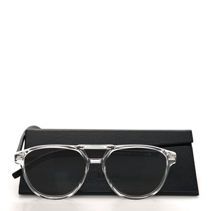 Christian Dior Acetate Black Tie 263S Sunglasses Grey Black 7 of 7