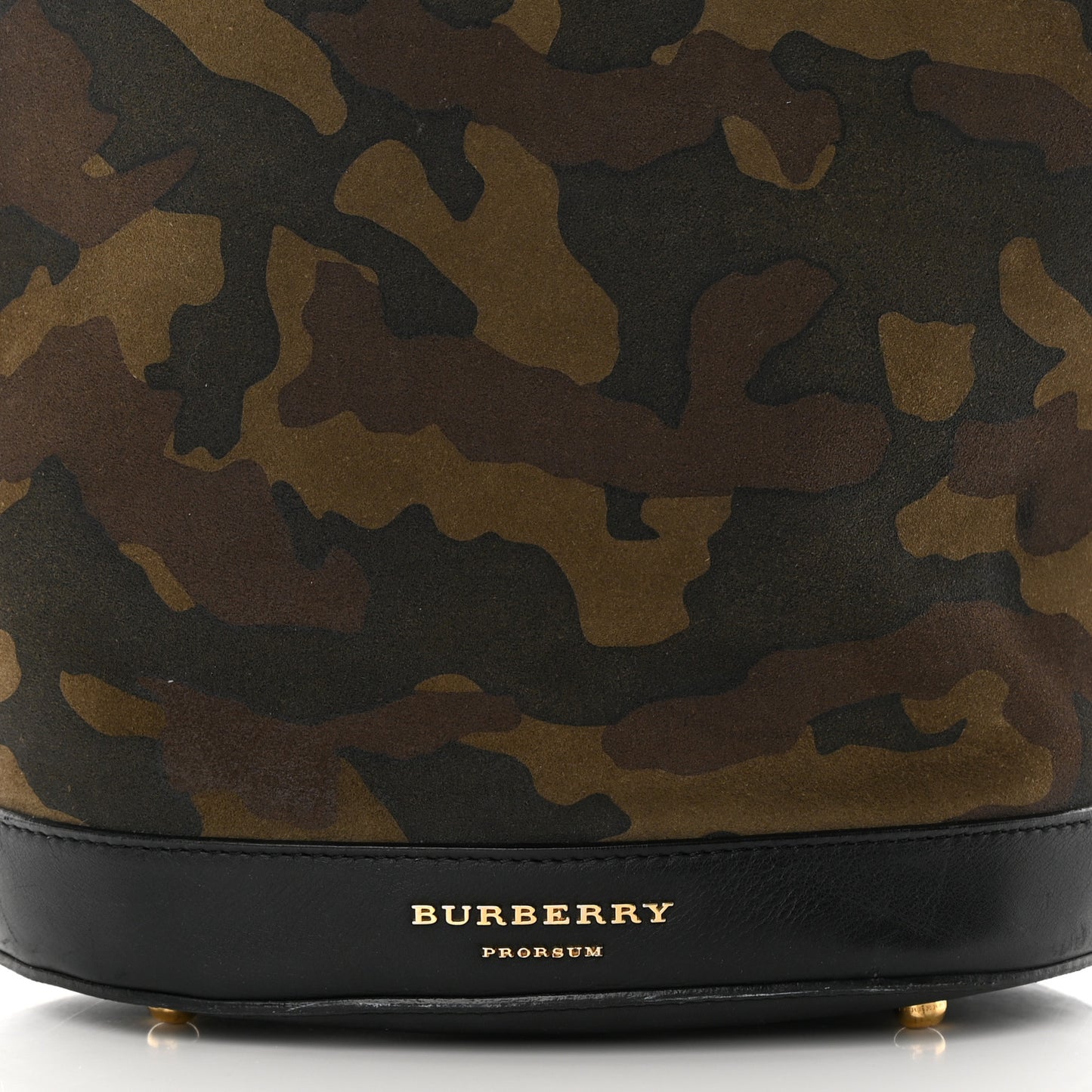 Calfskin Suede Camouflage Hobo Bag Multicolor