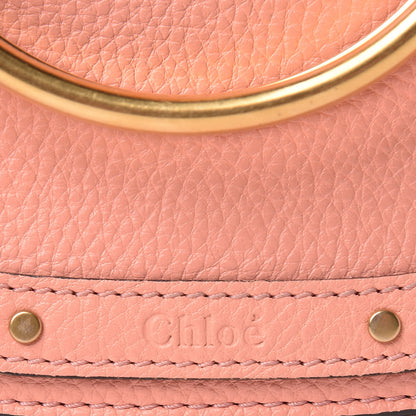 Chloe Calfskin Suede Small Nile Bracelet Bag Ideal Blush 11 of 15