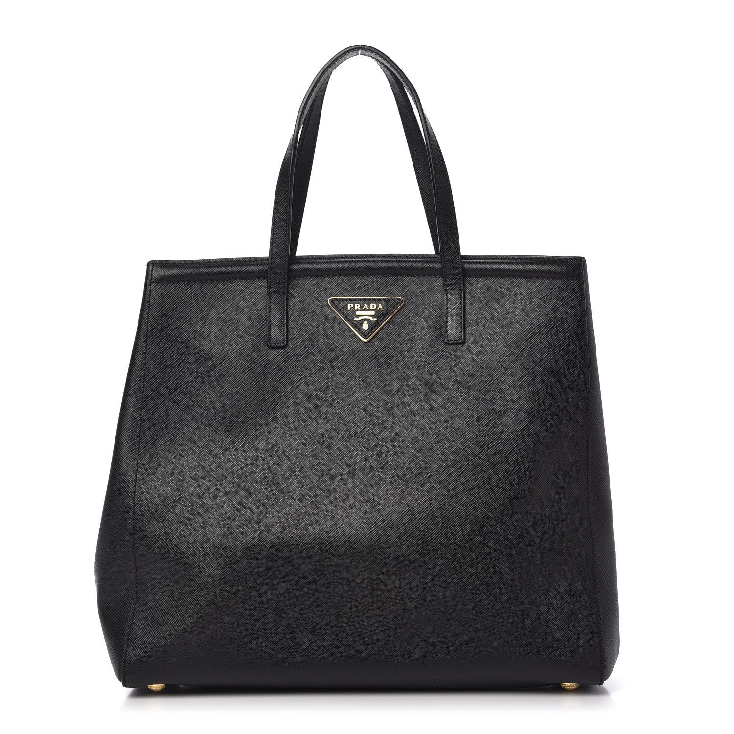 Prada Saffiano Soft Tote Black 1 of 10