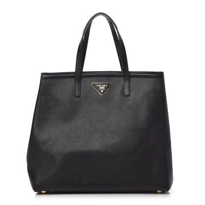 Prada Saffiano Soft Tote Black 1 of 10