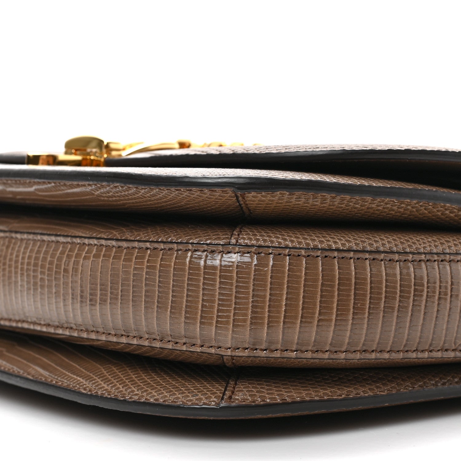 Gucci Lizard Small Sylvie 1969 Messenger Bag Taupe 8 of 8