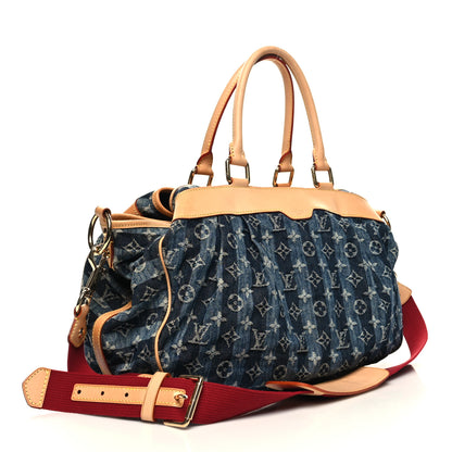 Louis Vuitton Denim Raye Cabas GM 3 of 13