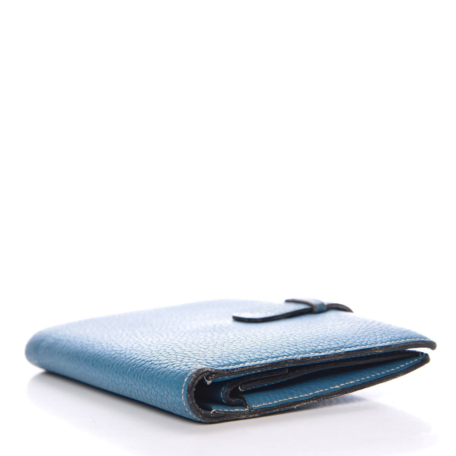 Hermes Taurillon Clemence Agenda Blue Jean 4 of 15