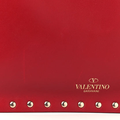 Valentino Garavani Vitello Large Rockstud Zip Pouch Red 13 of 13
