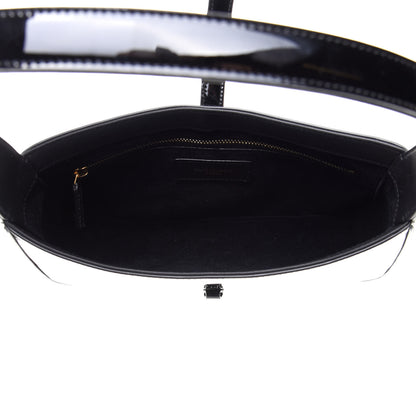 Saint Laurent Patent Le 5 A 7 Hobo Black 5 of 10