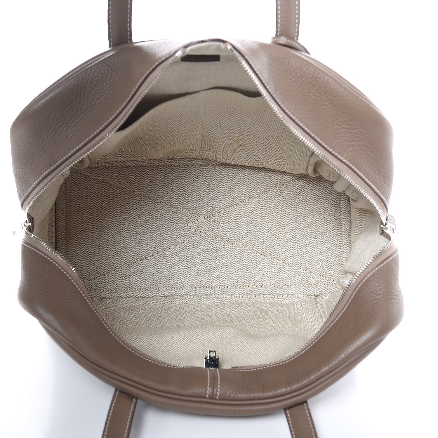 Hermes Taurillon Clemence Victoria II 35 Etoupe 5 of 11