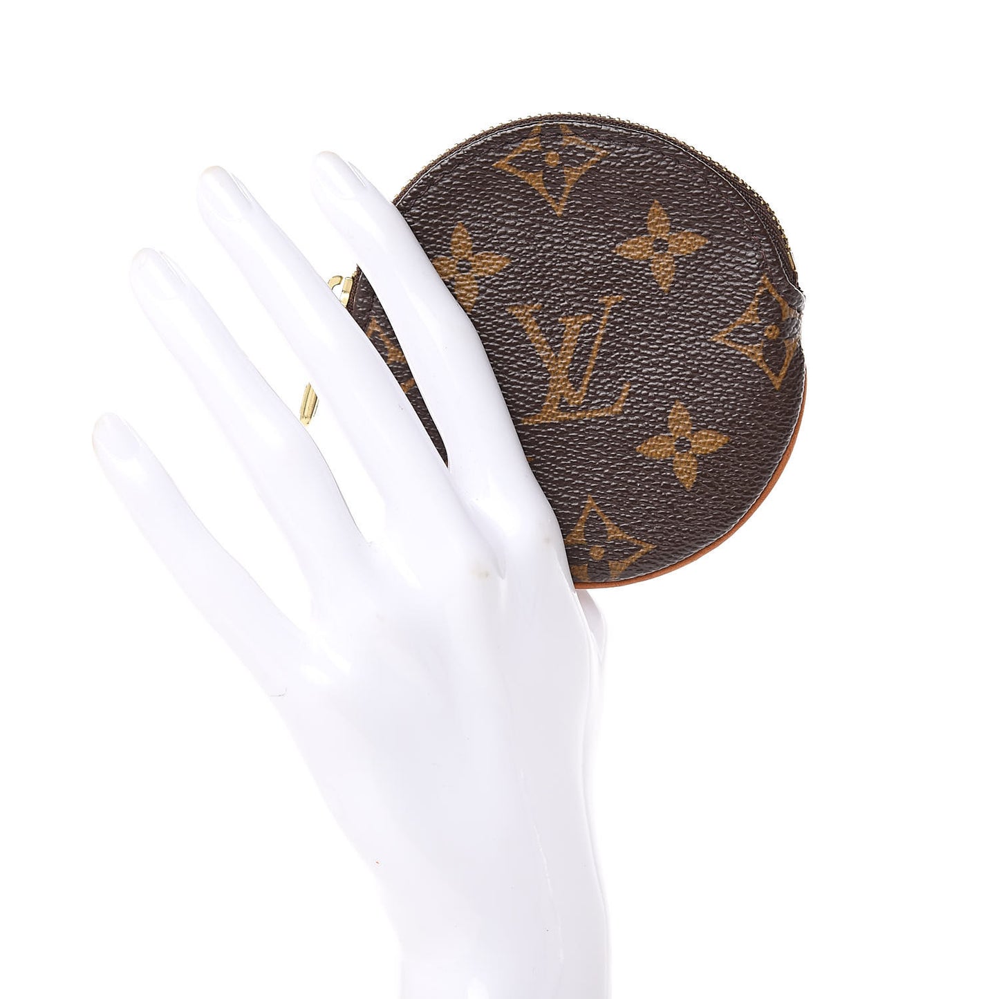 Monogram Round Coin Purse