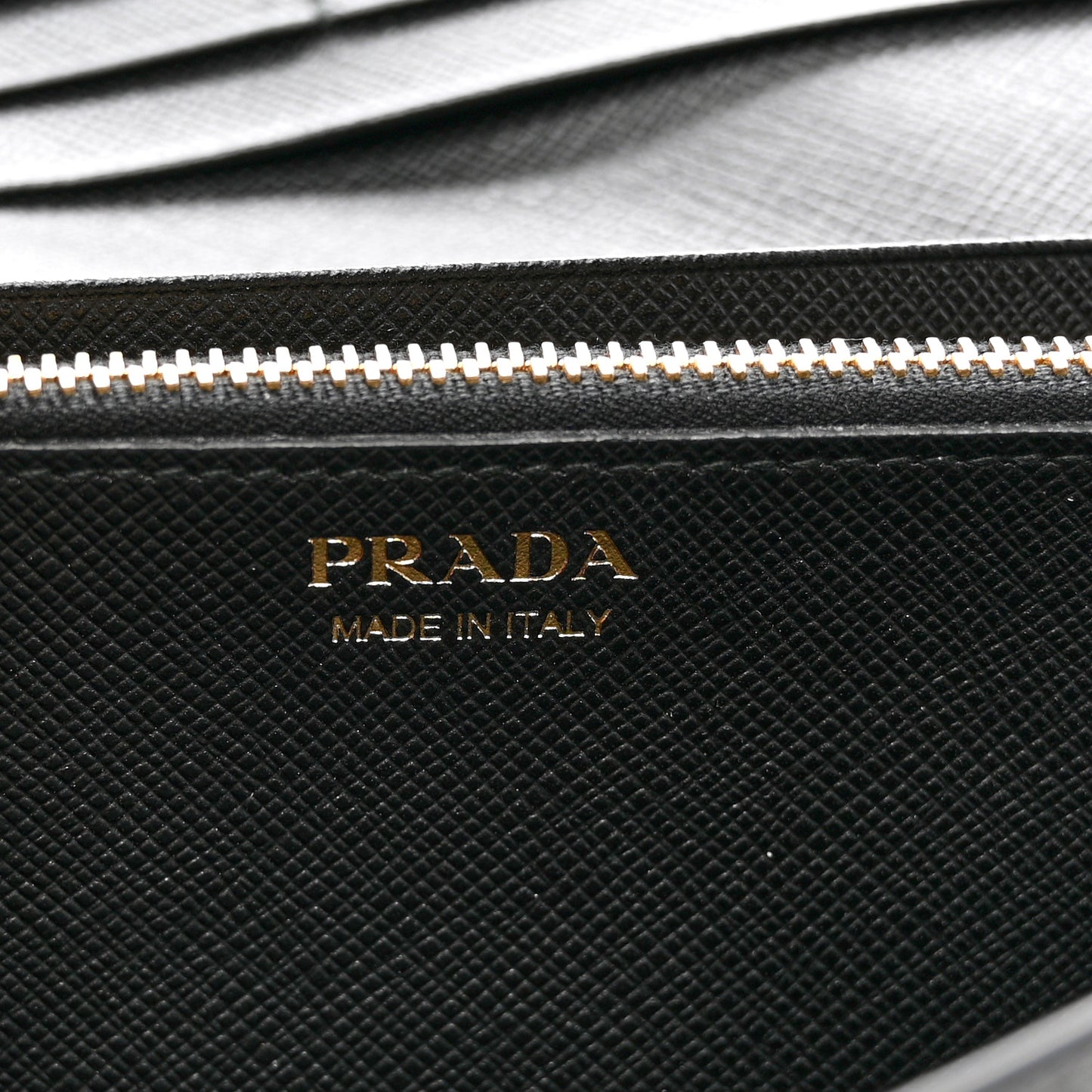 Saffiano Metal Continental Flap Wallet Black