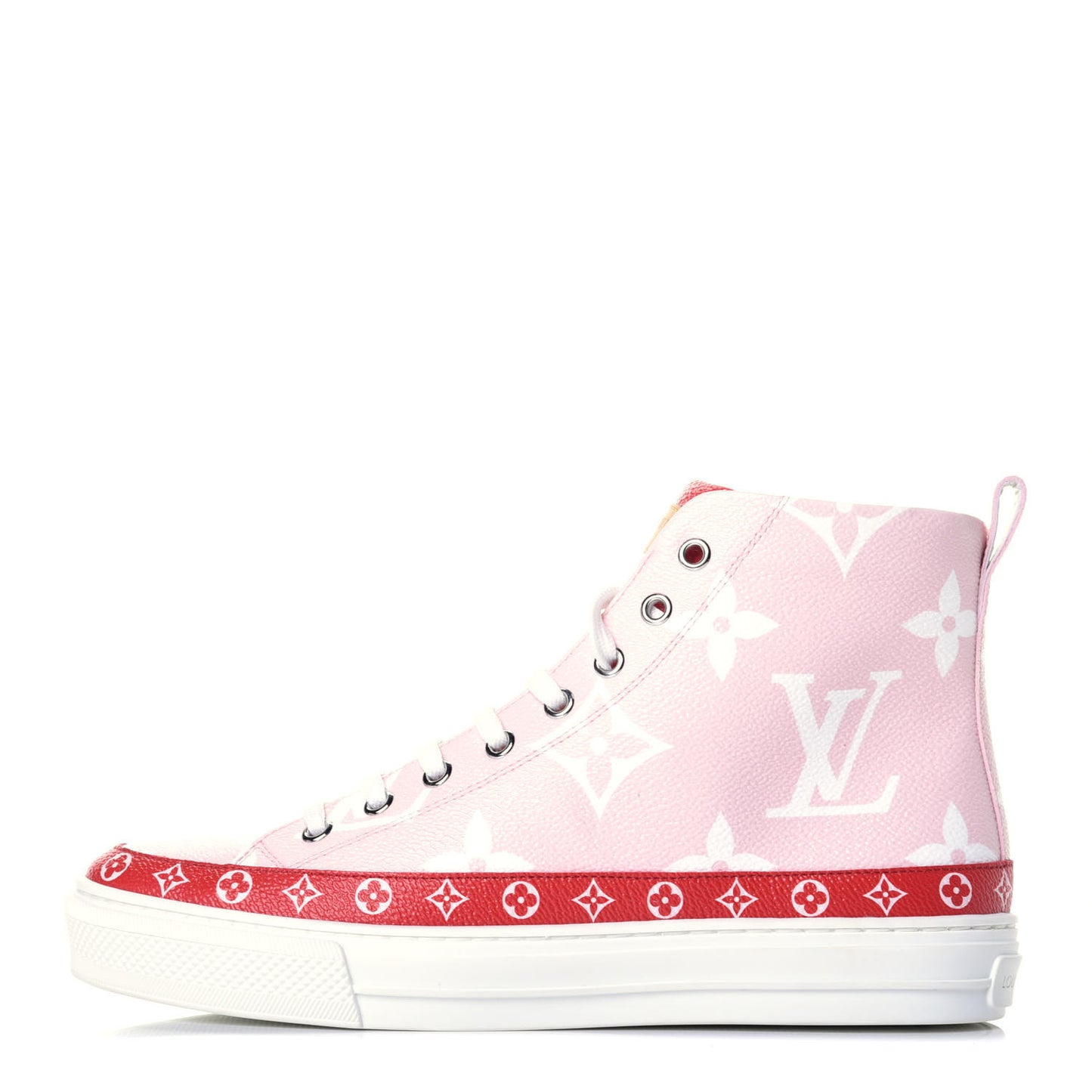 Monogram Giant Stellar Sneaker Boots 38 Rose Rouge