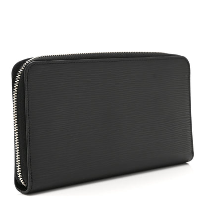 Louis Vuitton Epi Zippy Organizer Wallet Black 3 of 11