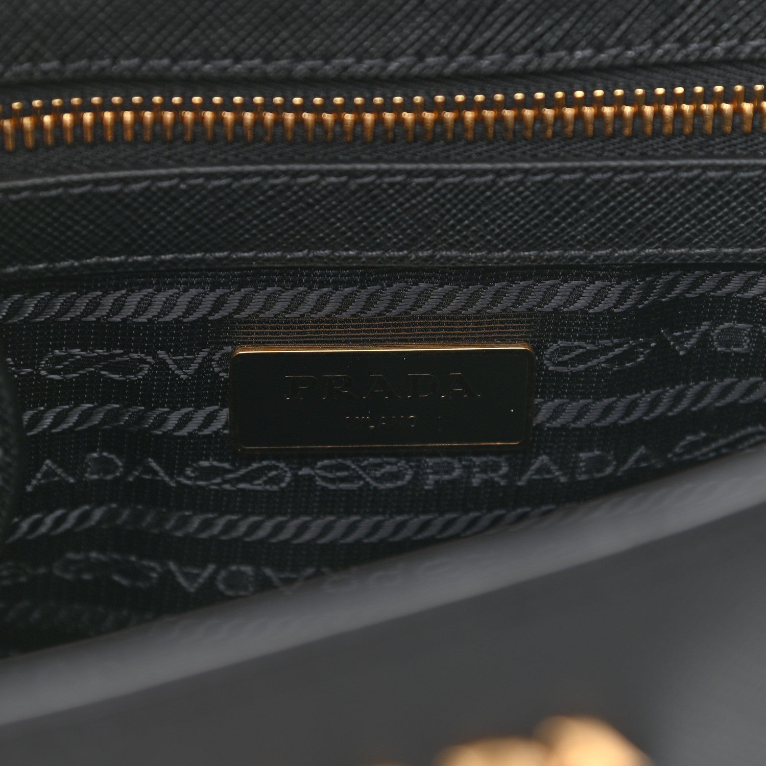 Prada Saffiano Tote Black 6 of 9