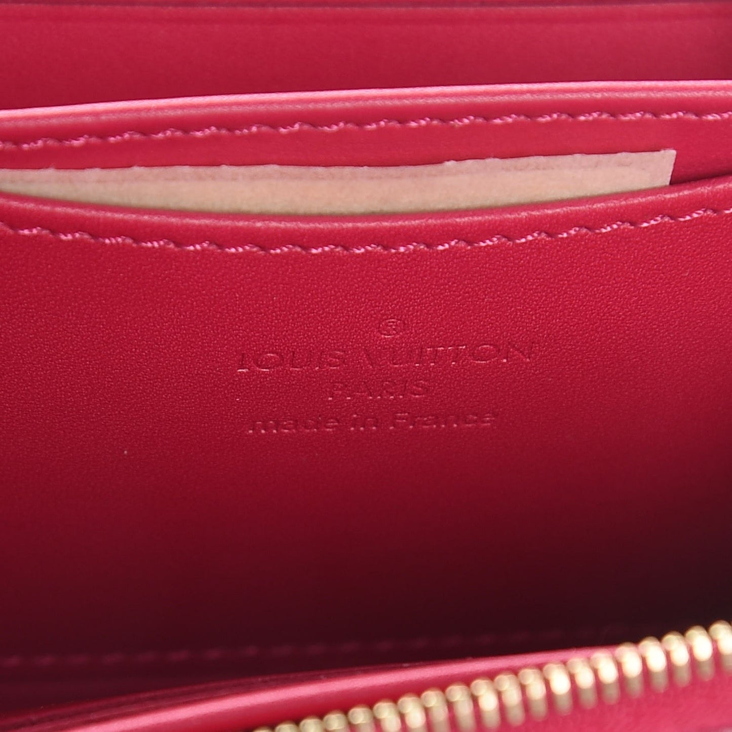 Vernis Ikat Zippy Coin Purse Rose Indien