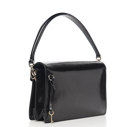 Prada Vitello Sound Shoulder Bag Black 2 of 8