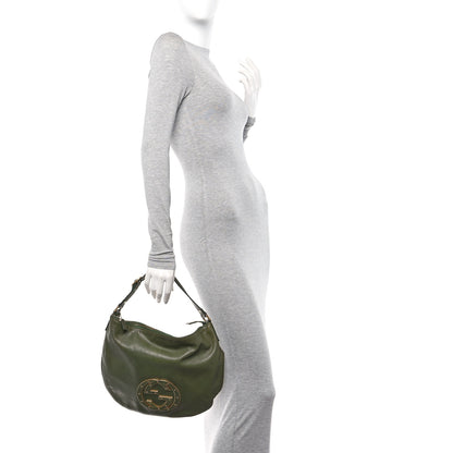 Gucci Leather Small Blondie Hobo Green 2 of 13