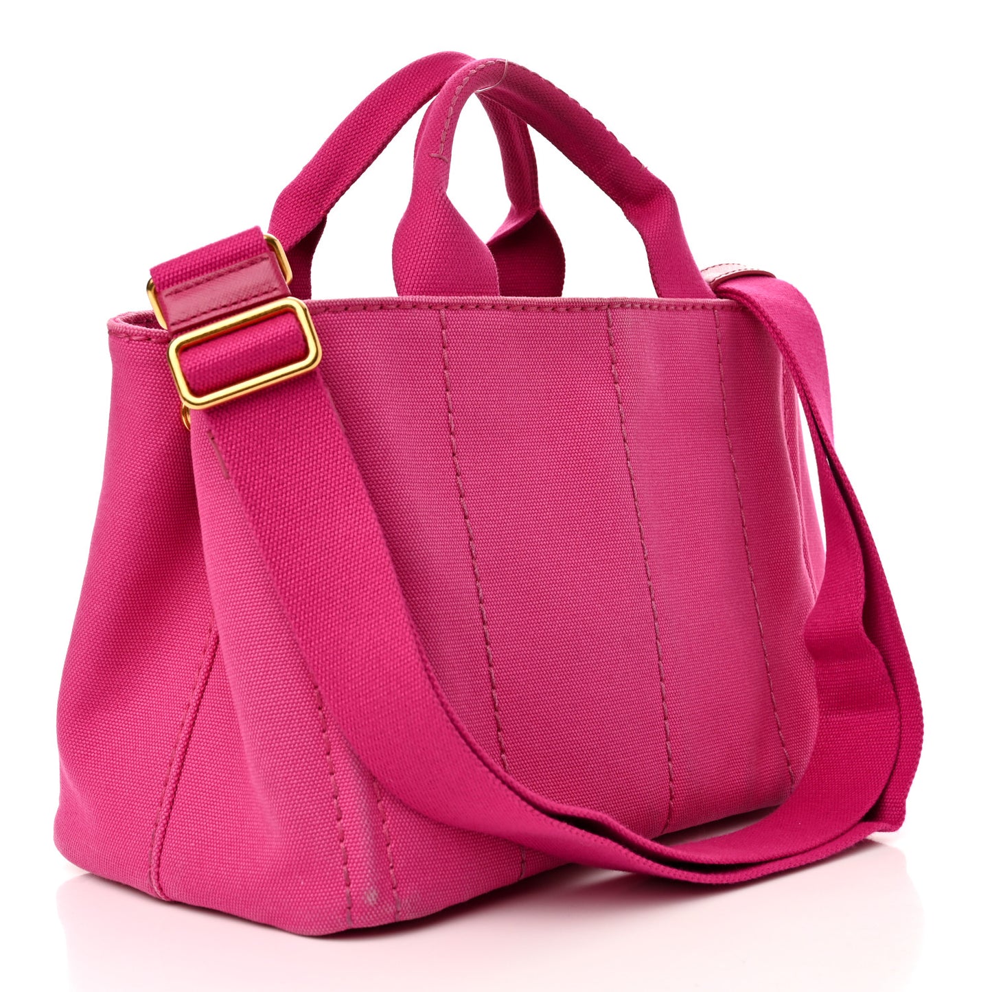 Canapa Small Logo Tote Fuxia