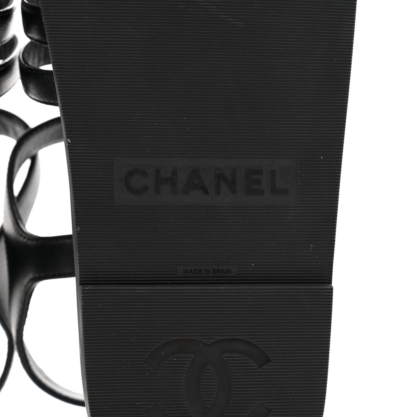 Lambskin Espadrille Sandals 40 Black