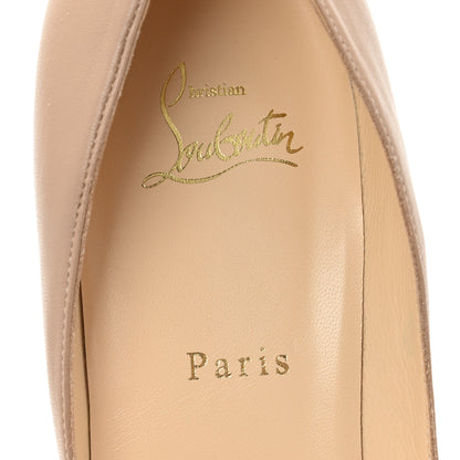 Christian Louboutin Nappa Apostrophy 100 Pumps 42 Nude 8 of 10