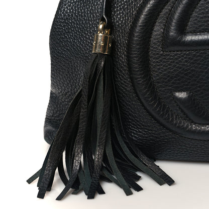 Gucci Pebbled Calfskin Medium Soho Chain Shoulder Bag Black 13 of 13
