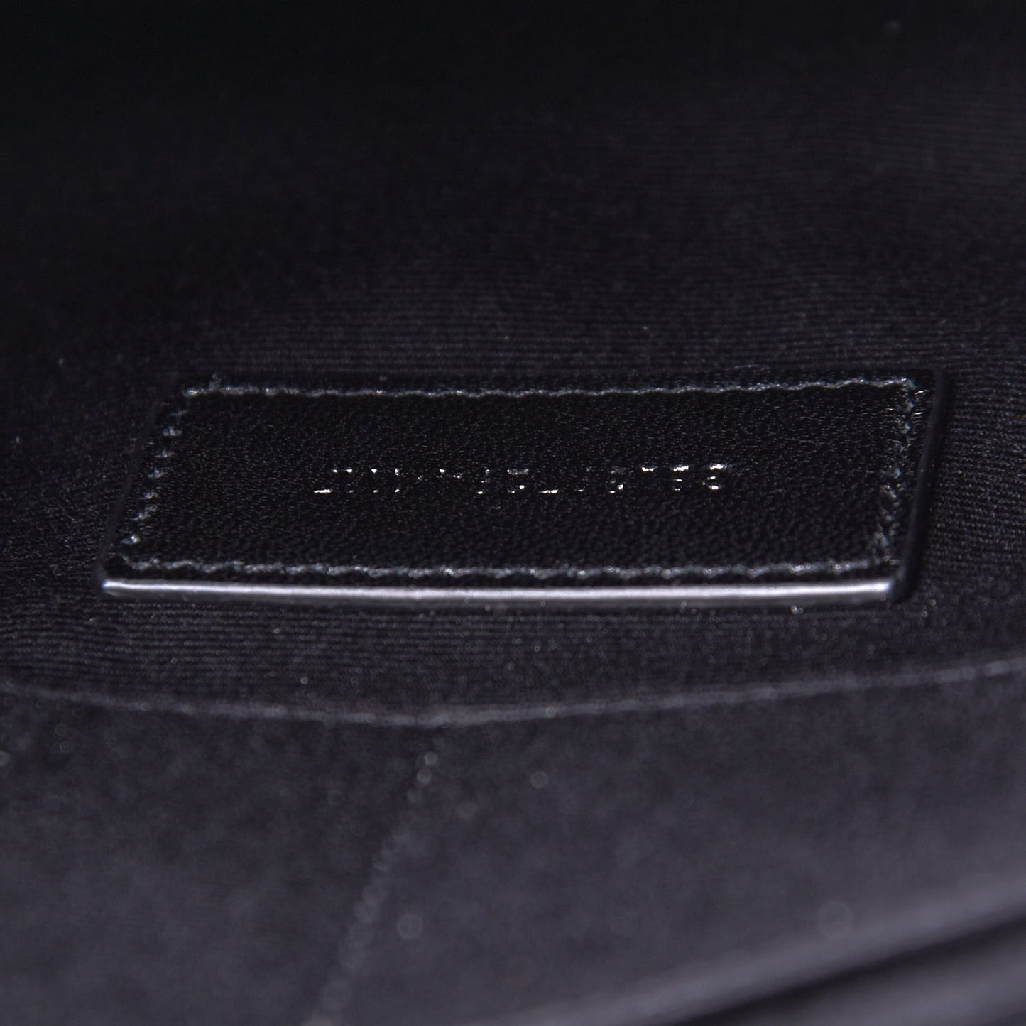 Calfskin Logo Zipped Tablet Pouch Black