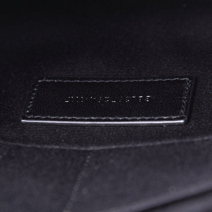 Saint Laurent Calfskin Logo Zipped Tablet Pouch Black 7 of 9