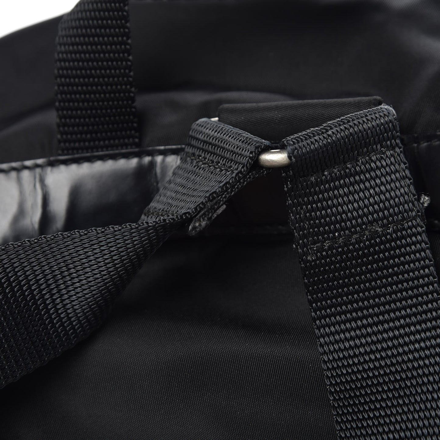 Nylon Vela Medium Backpack Black