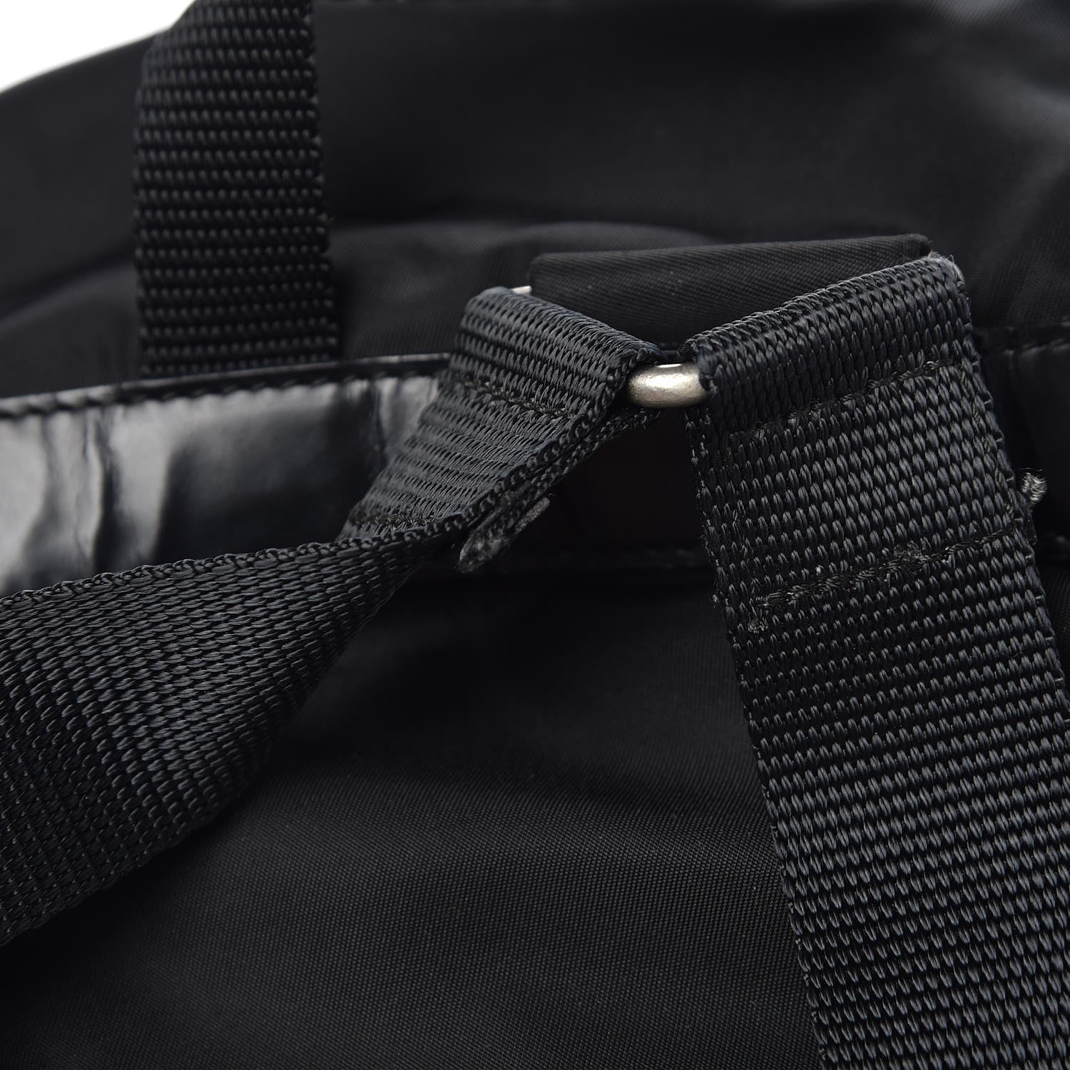 Prada Nylon Vela Medium Backpack Black 10 of 11