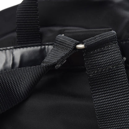 Prada Nylon Vela Medium Backpack Black 10 of 11