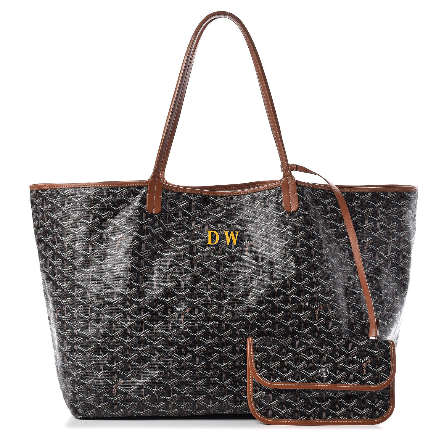 Goyard Goyardine Saint Louis GM Black Gold 1 of 56