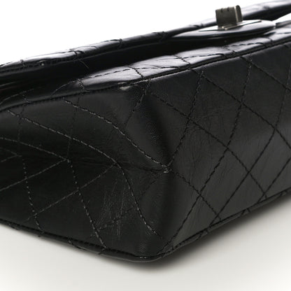 Chanel Aged Calfskin Quilted 2.55 Reissue 225 Flap Black 9 of 15