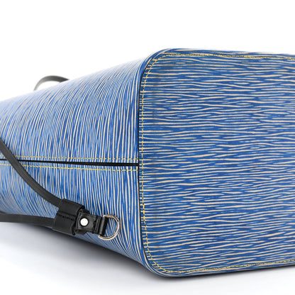 Louis Vuitton Epi Neverfull MM Denim Light 9 of 10