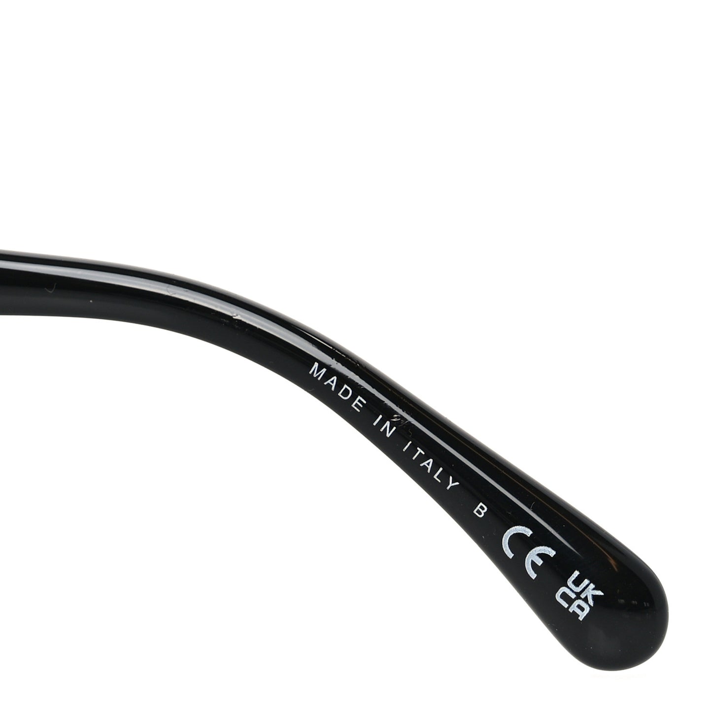 Acetate Strass Square Sunglasses 5422-B-A Black White